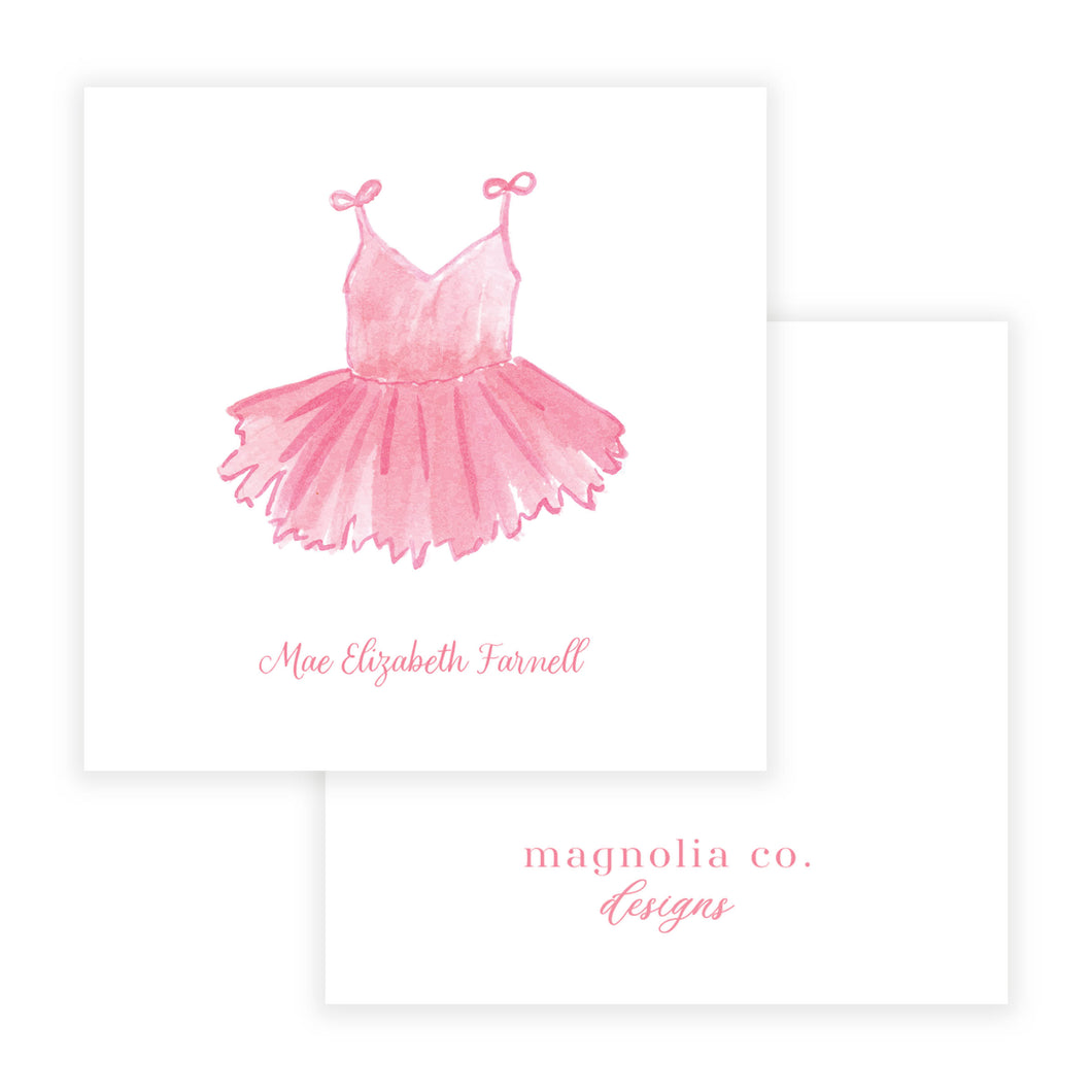 BALLERINA TUTU CALLING CARD