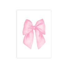 Load image into Gallery viewer, PINK BOW WATERCOLOR PRINT
